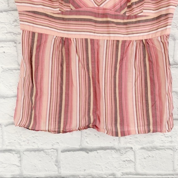 LOFT striped tank top size 6 petite - Picture 4 of 9